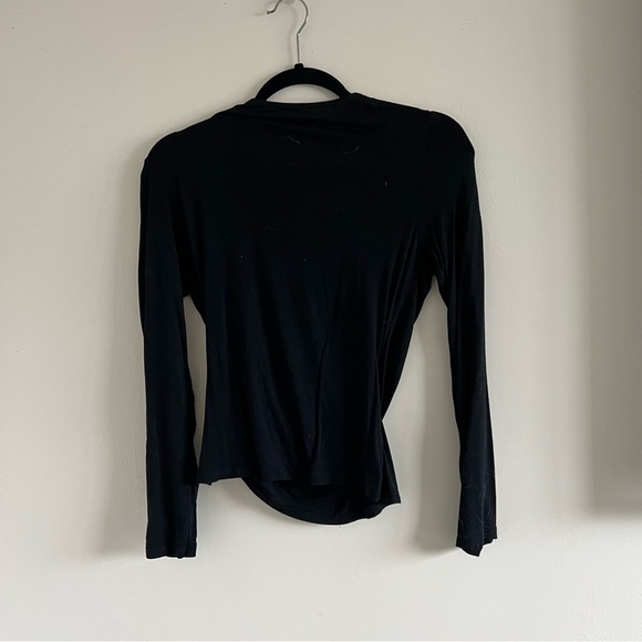 Ambiance | Black Long Sleeve Top - Picture 2 of 4